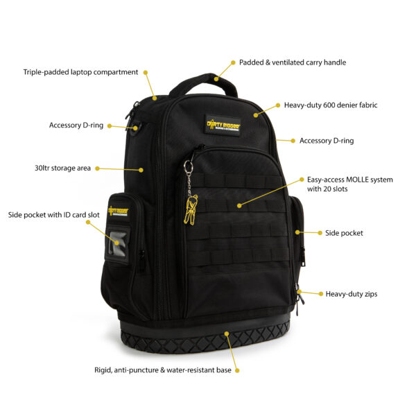 Dirty Rigger Backpack - Sac à dos du technicien DTY-BACKPACK – Image 5